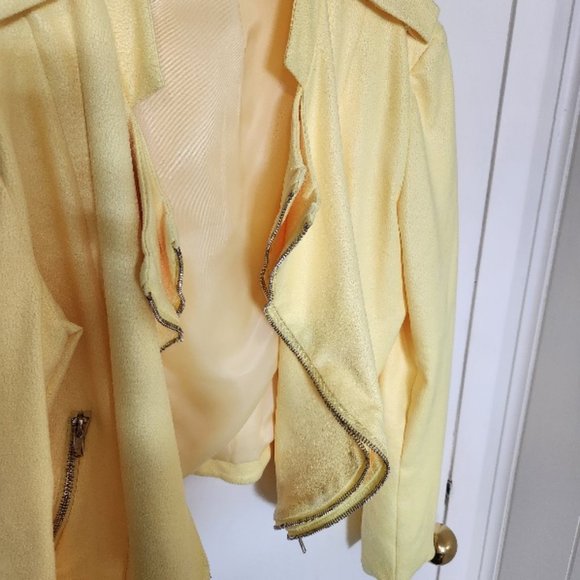 WOW! GORGEOUS LEMONY YELLOW SHORTY JACKET - Picture 5 of 12